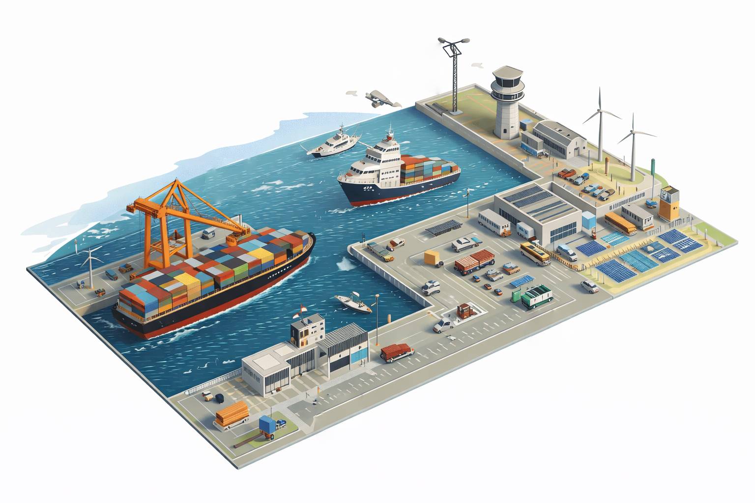 Smart Port Solution Map